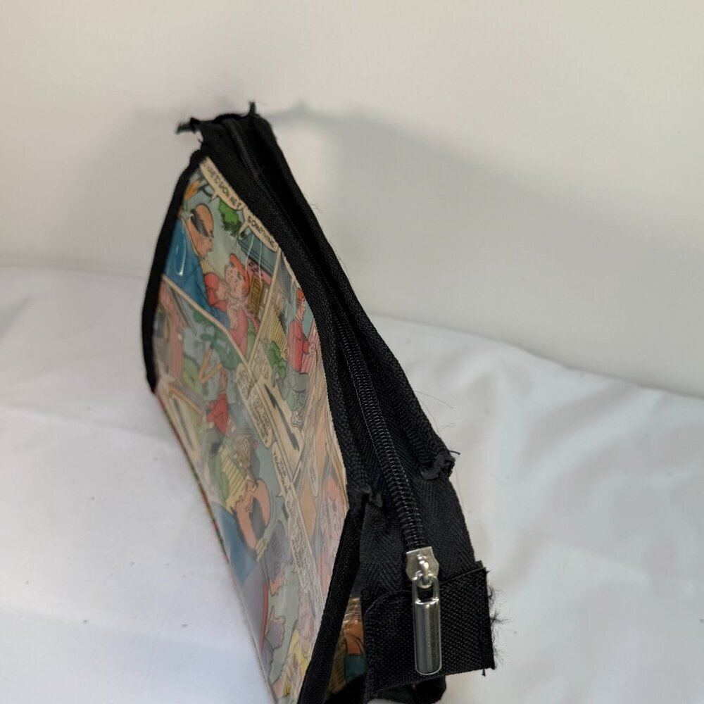 Vintage ARCHIE Comic Book Cartoon Zippered Makeup Bag Vinyl Pouch Case - Picture 8 of 11
